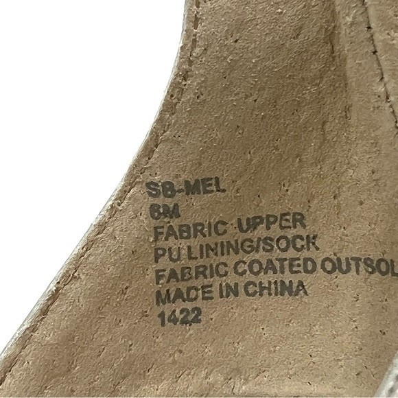 Betsey‎ Johnson Women's Mel Jeweled Jewel Block Heels Sandals Silver Size 6 - Picture 14 of 14